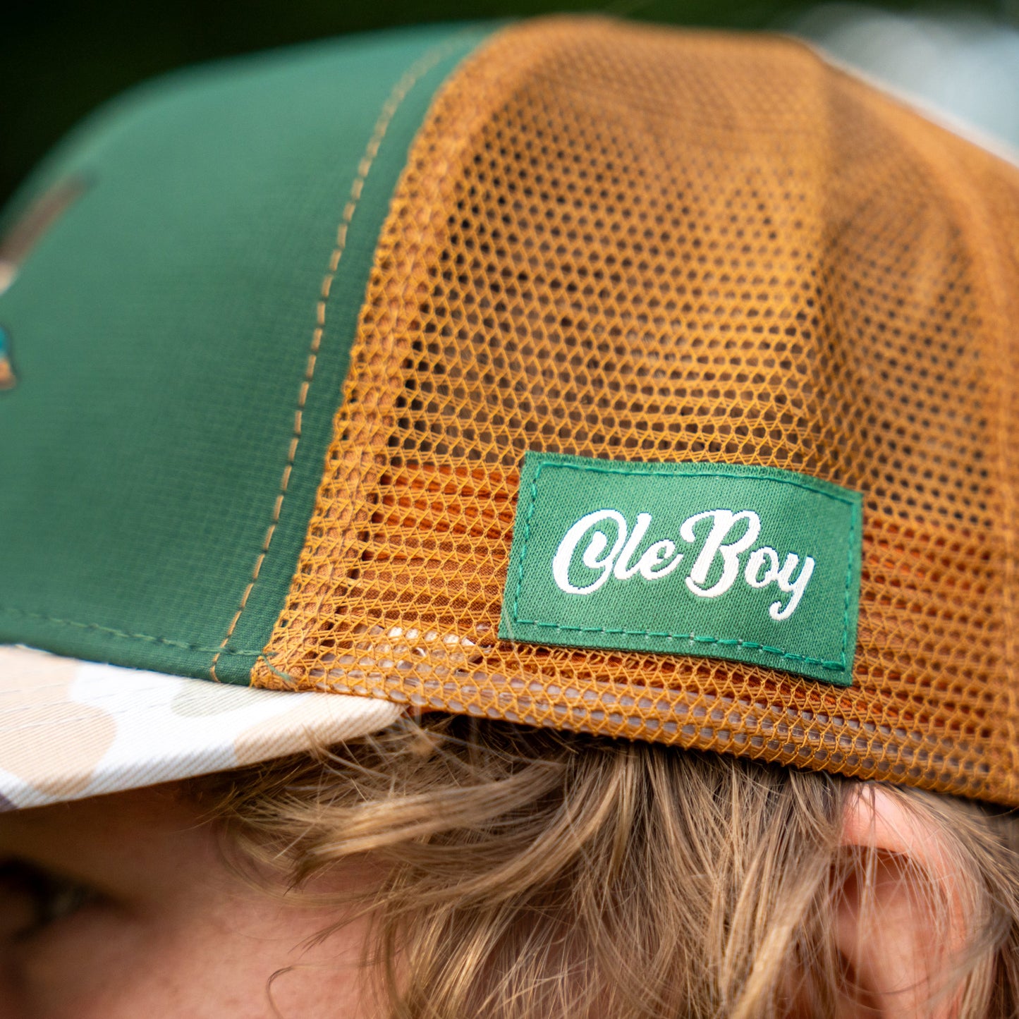 OLE BOY Flying Mallard Camo Trucker Hat