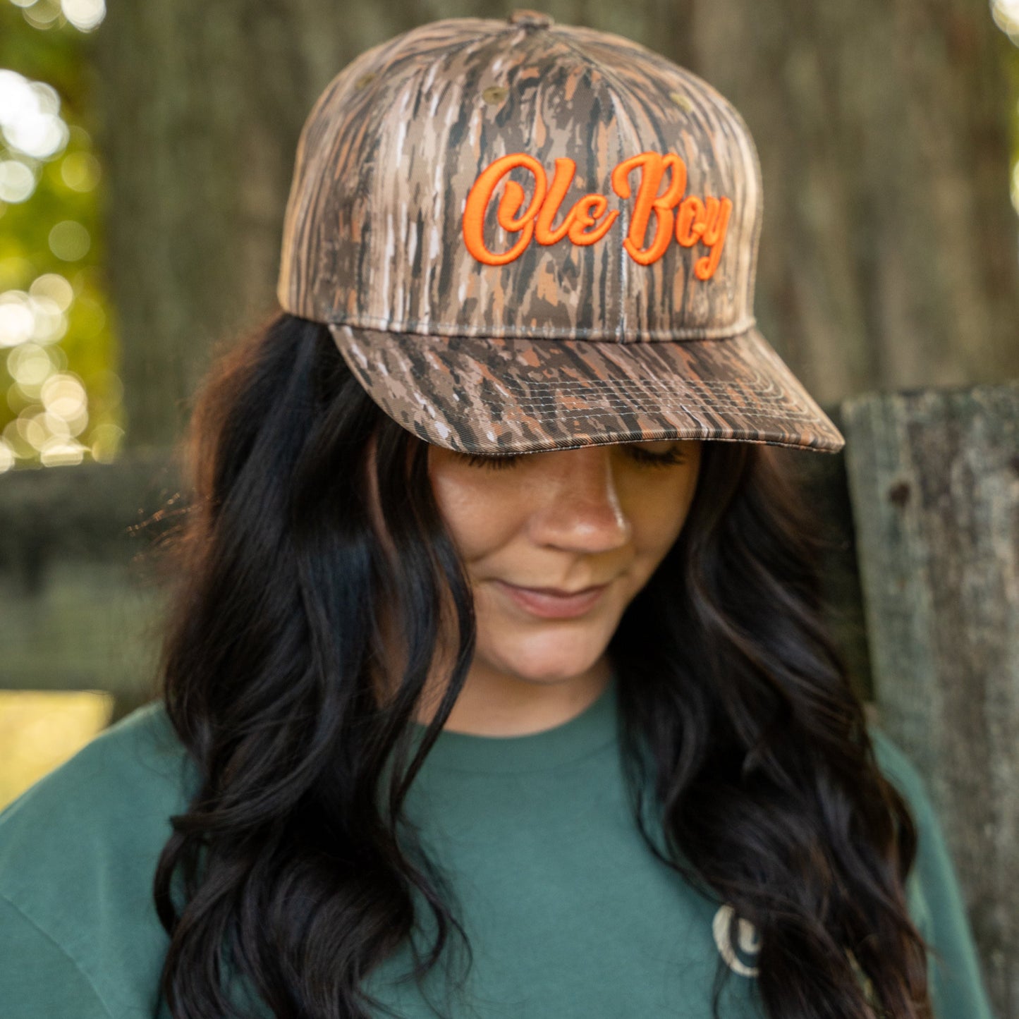 OLE BOY Deer Antler Camo Logo Hat