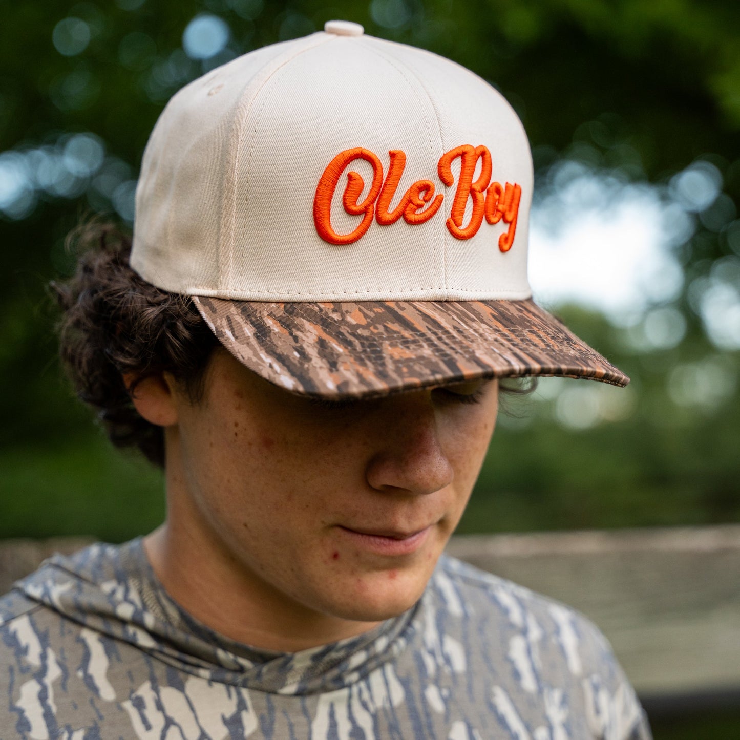 OLE BOY Deer Antler Bill Logo Hat