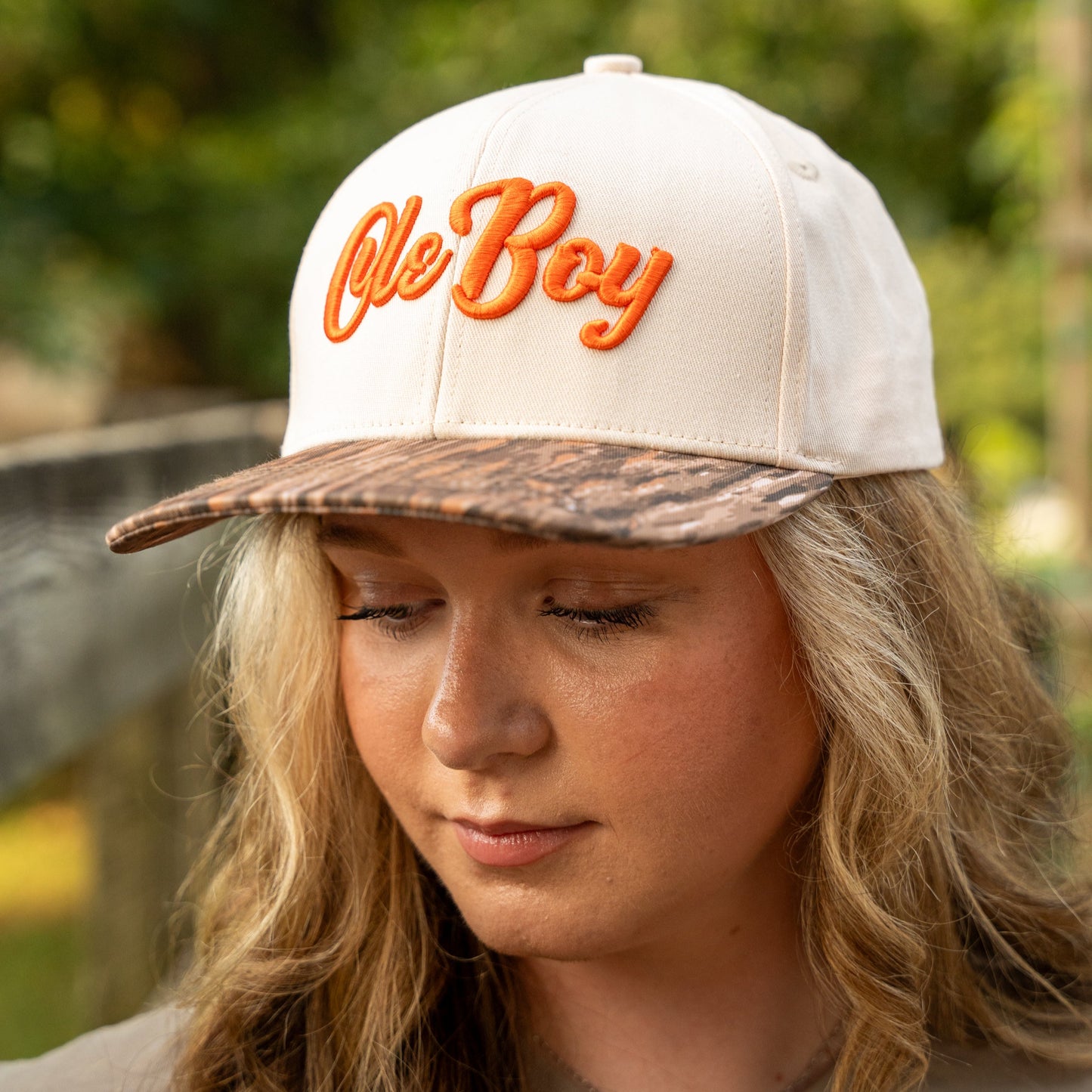 OLE BOY Deer Antler Bill Logo Hat