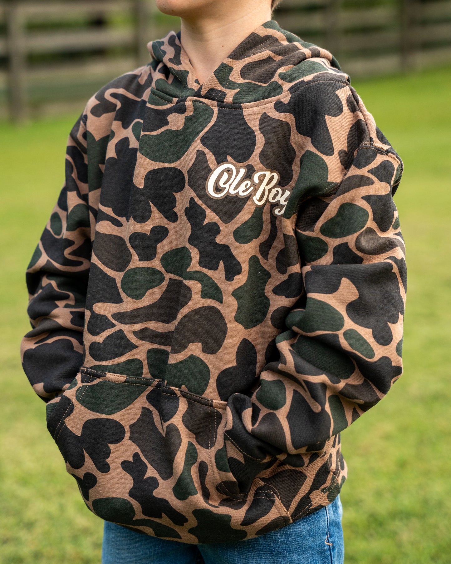 OLE BOY Camo Buck Hoodie - Youth