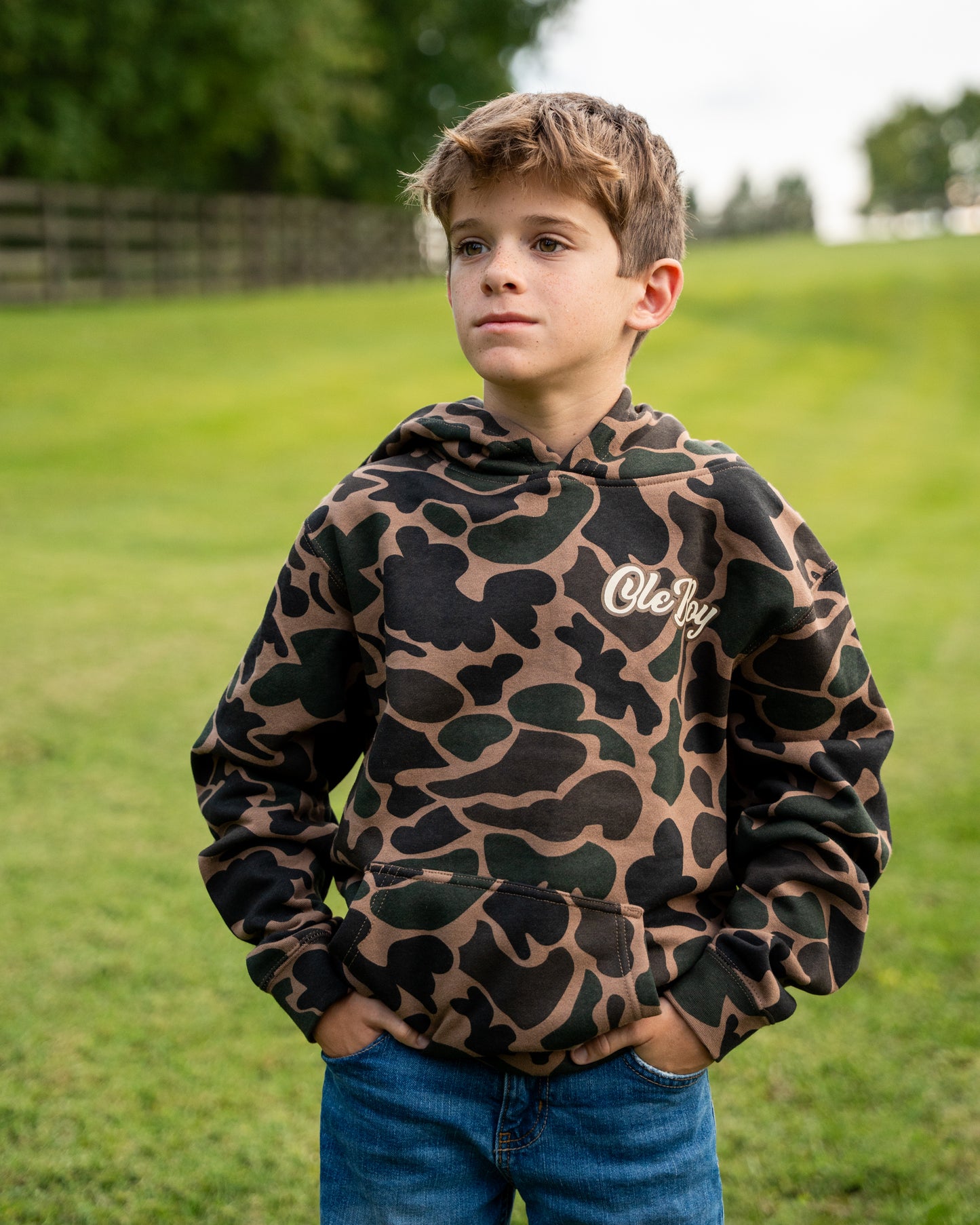 OLE BOY Camo Buck Hoodie - Youth
