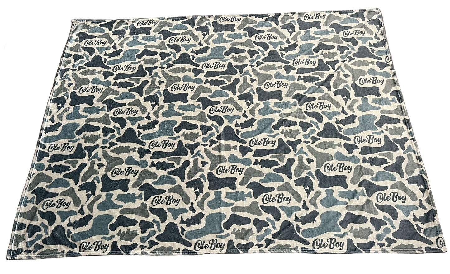 Ole Boy 80x60 Fleece Camo Blanket