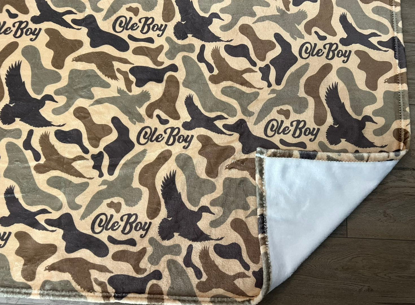 Ole Boy 80x60 Fleece Camo Blanket