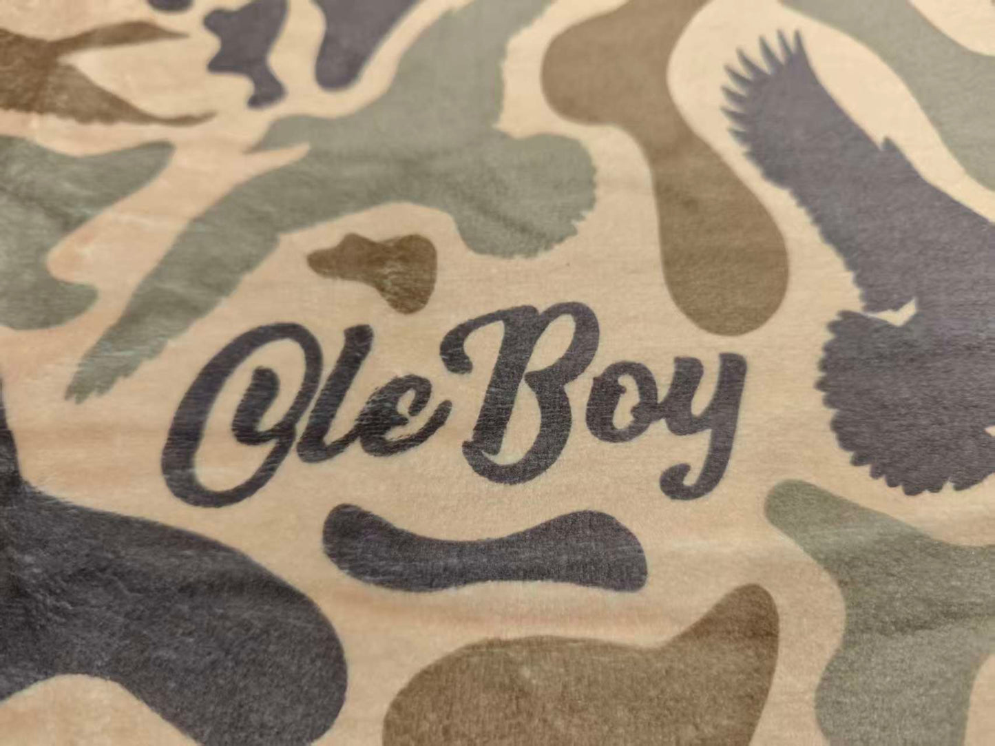 Ole Boy 80x60 Fleece Camo Blanket
