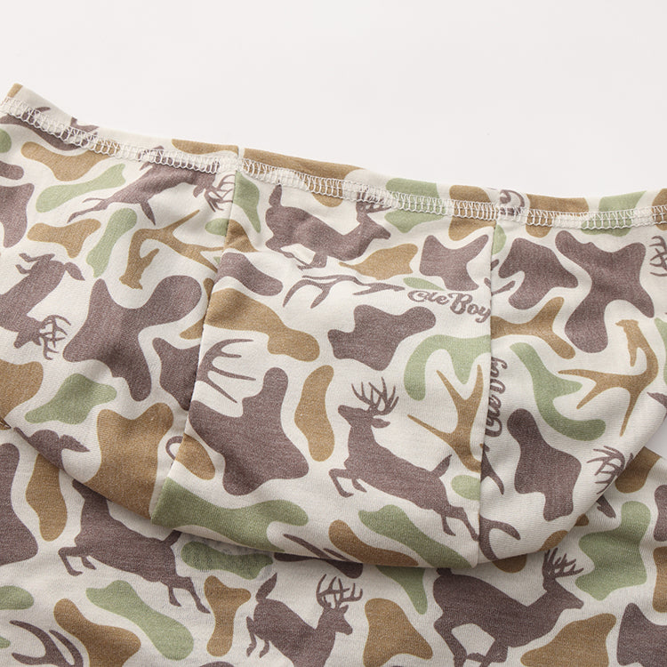 OLE BOY Performance Hooded Tee - Deer Camo
