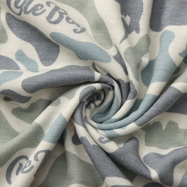 OLE BOY Performance Hooded Tee - Bass Camo