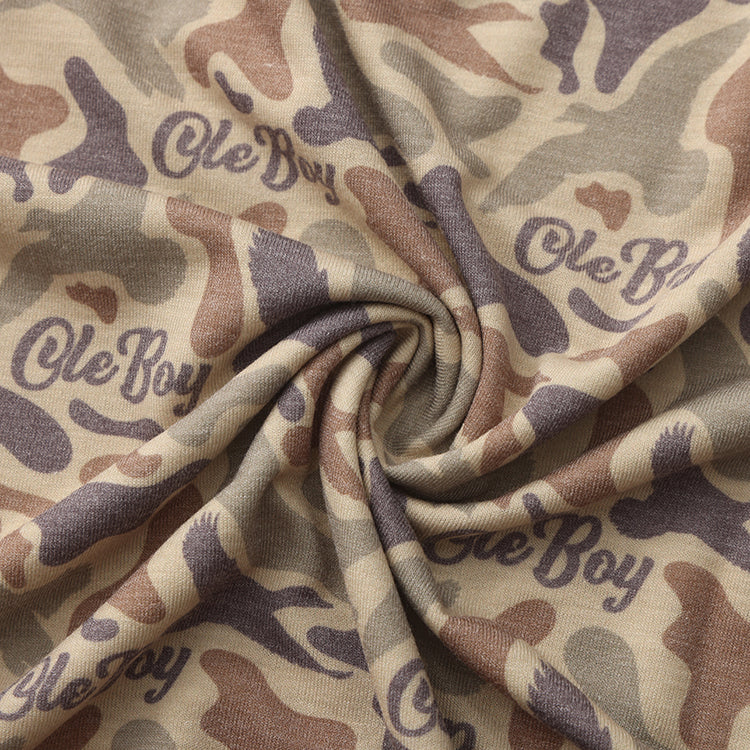OLE BOY Performance Hooded Tee - Duck Camo