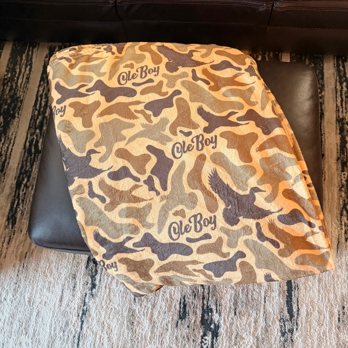 Ole Boy 80x60 Fleece Camo Blanket