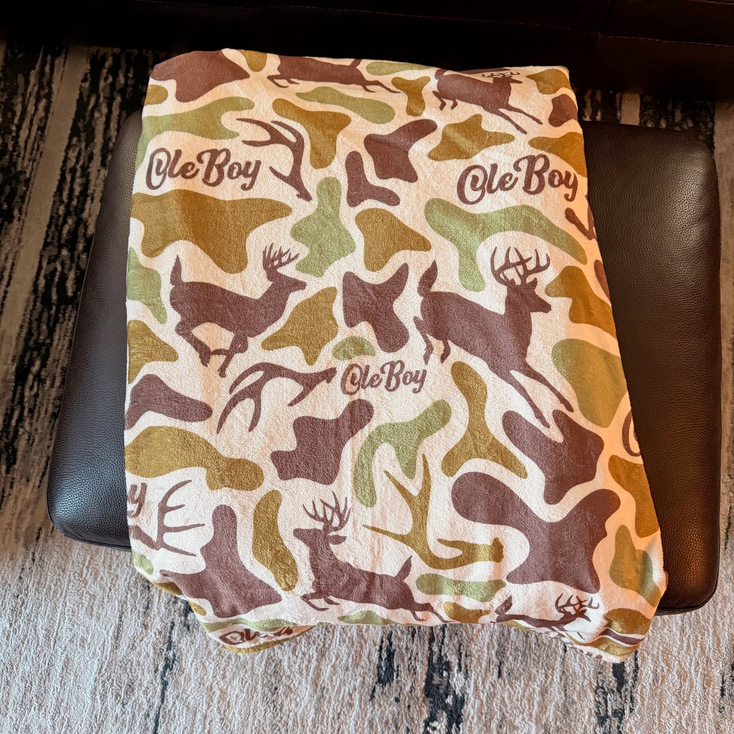 Ole Boy 80x60 Fleece Camo Blanket