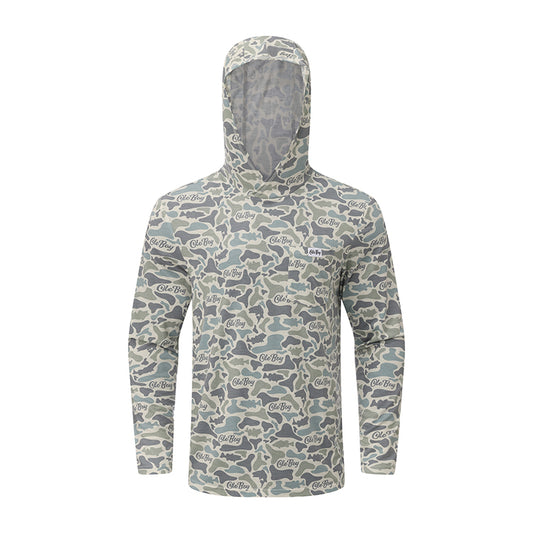 OLE BOY Performance Hooded Tee - Bass Camo