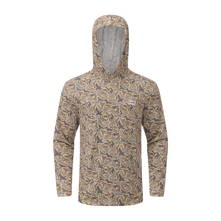 OLE BOY Performance Hooded Tee - Duck Camo