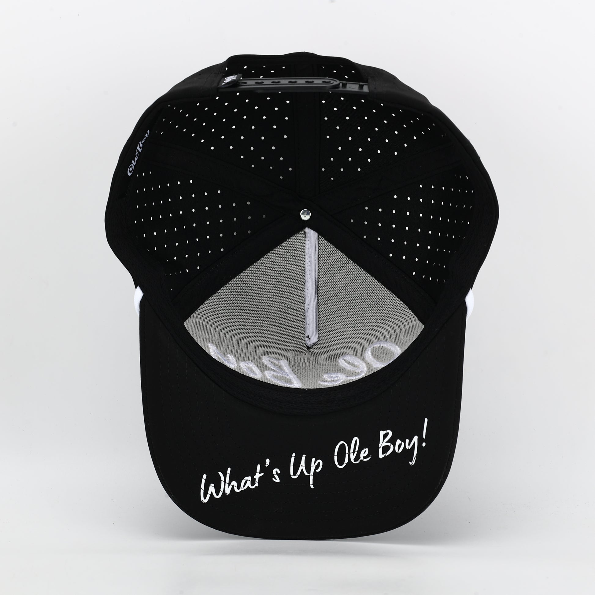 OLE BOY Black Performance Golf Hat