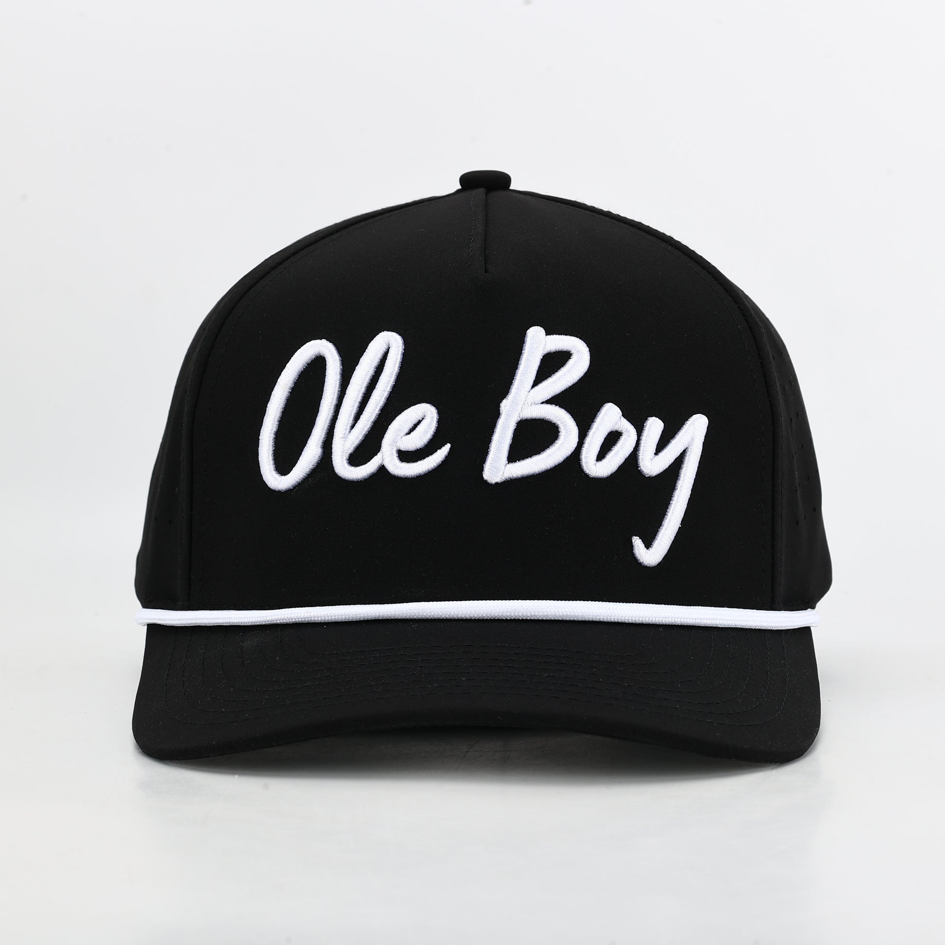 OLE BOY Black Performance Golf Hat