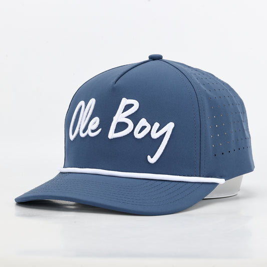 OLE BOY Blue Performance Golf Hat