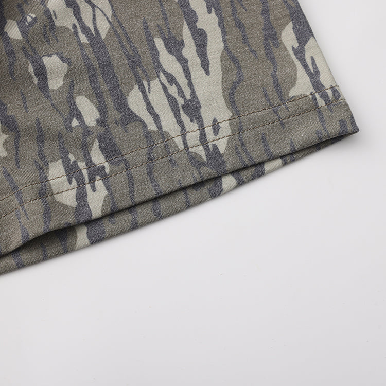 OLE BOY Bottomland Camo Performance Short Sleeve Logo Tee