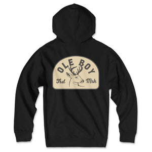 OLE BOY Buck Hoodie - Black