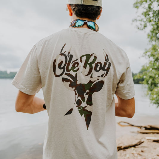 OLE BOY Camo Game T-Shirt - Deer