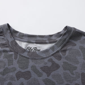 OLE BOY Camo Performance Short Sleeve Tee -  Midnight Shadow