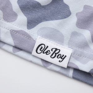 OLE BOY Camo Performance Short Sleeve Tee -  Urban Stone