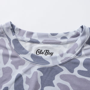 OLE BOY Camo Performance Short Sleeve Tee -  Urban Stone