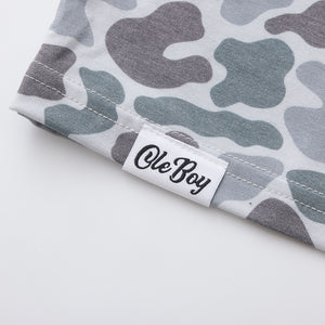 OLE BOY Camo Performance Short Sleeve Tee -  Woodland Trail