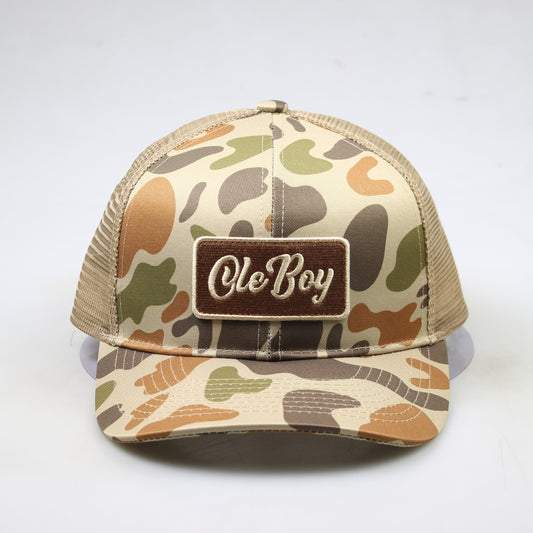 OLE BOY Camo Trucker Hat