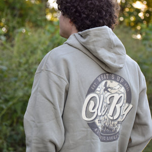 OLE BOY Circle Ole Boy Hoodie - Cement
