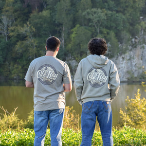 OLE BOY Circle Ole Boy Hoodie - Cement