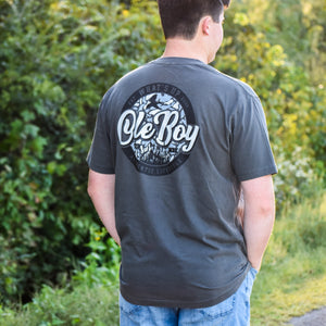 OLE BOY Circle Ole Boy T-Shirt - Black