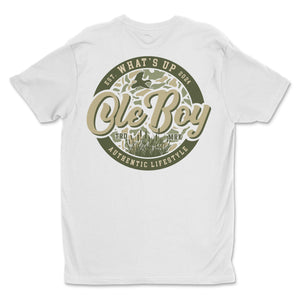 OLE BOY Circle Ole Boy T-Shirt - White