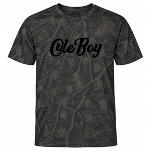 OLE BOY Darkwood Camo Logo T-Shirt