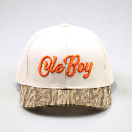 OLE BOY Deer Antler Bill Logo Hat