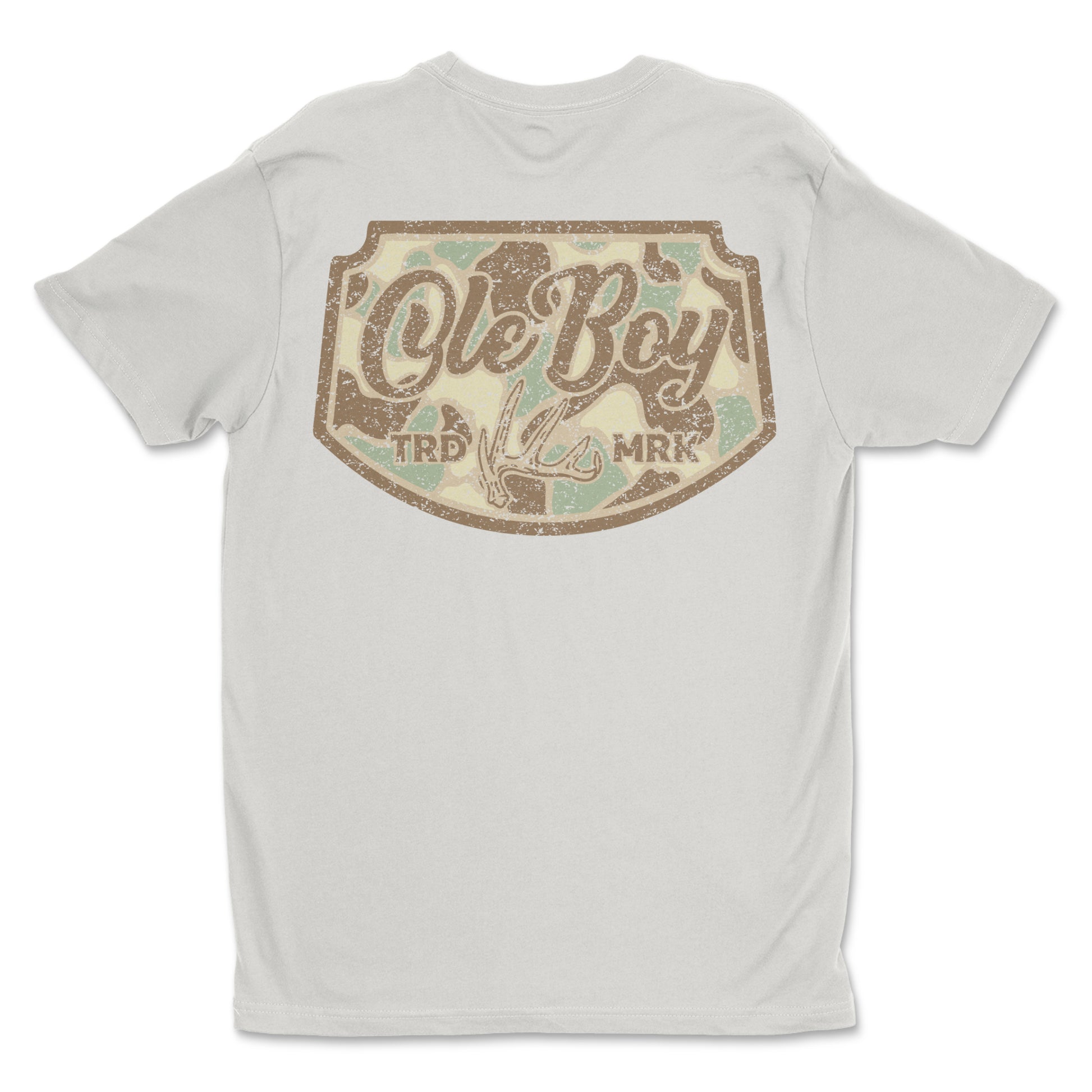 OLE BOY Deer Antler Camo Patch T-Shirt
