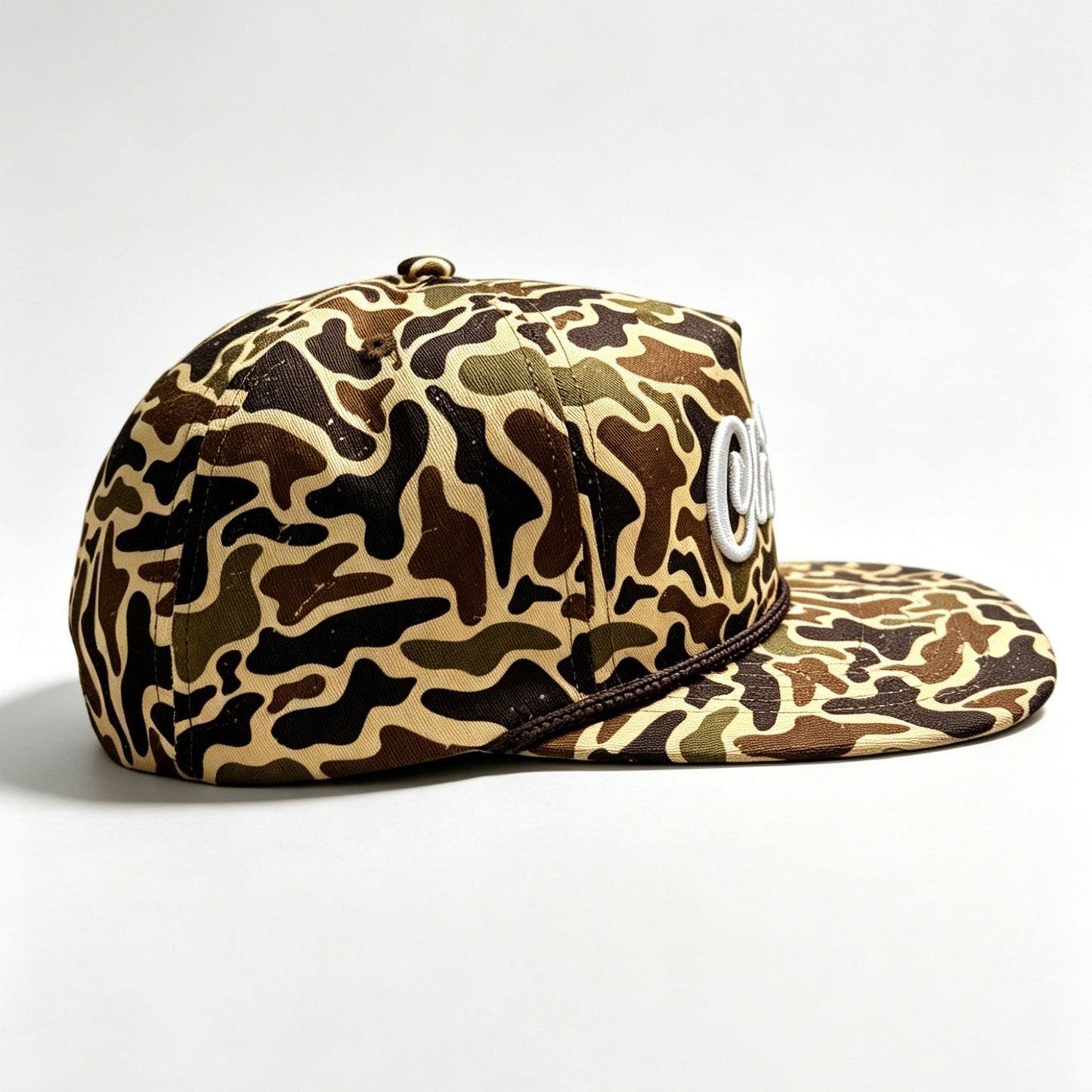 OLE BOY Duck Camo Ole Boy Logo Rope Grandpa Hat