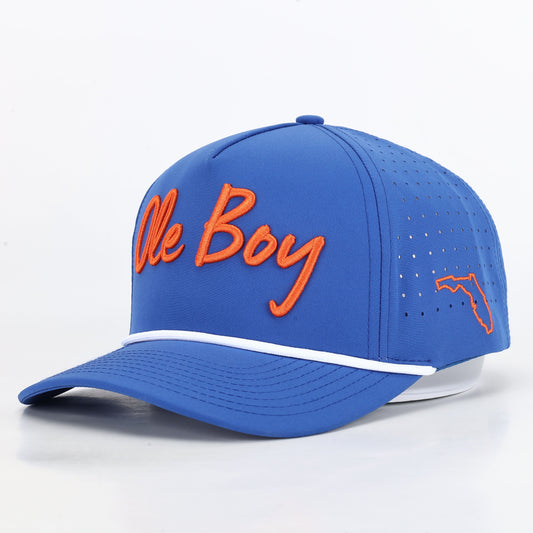OLE BOY Florida Game Day Performance Golf Hat - Blue