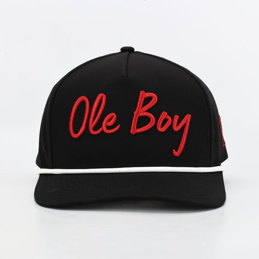 OLE BOY Georgia Game Day Performance Golf Hat - Black