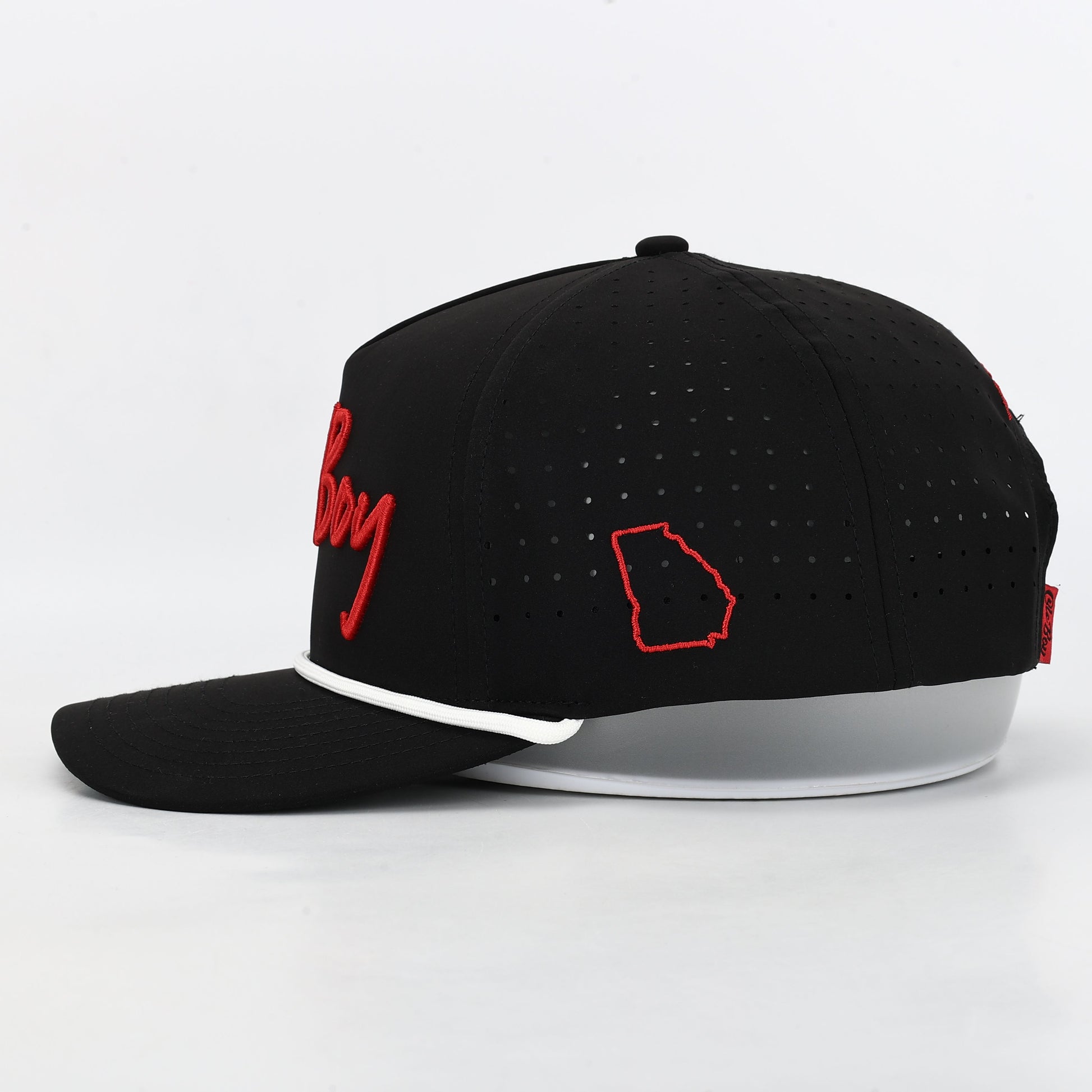 OLE BOY Georgia Game Day Performance Golf Hat - Black