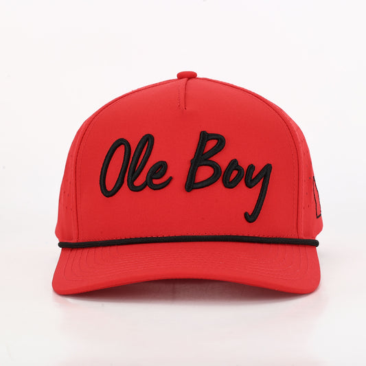 OLE BOY Georgia Game Day Performance Golf Hat - Red