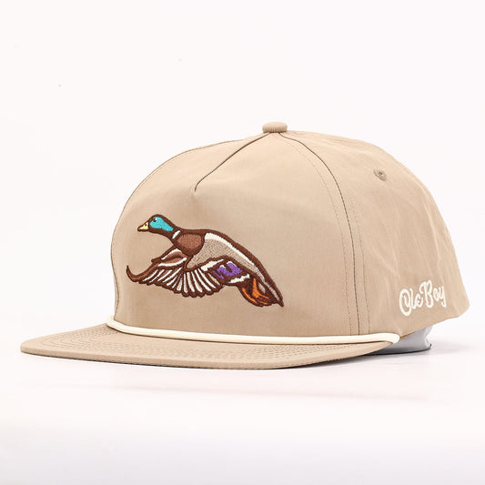 OLE BOY Mallard Rope Grandpa Hat
