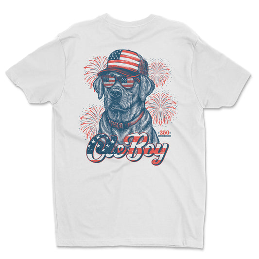 OLE BOY Patriotic Lab T-Shirt