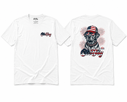 OLE BOY Patriotic Lab T-Shirt