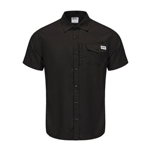 OLE BOY Performance Button Up Fishing Shirt - Black