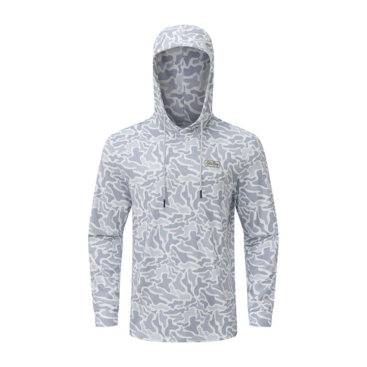 OLE BOY Performance Drawstring Hoodie - Grey Camo