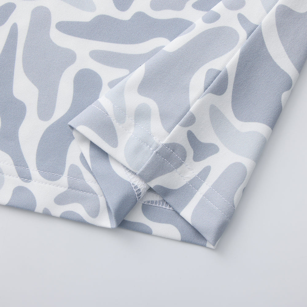 OLE BOY Performance Drawstring Hoodie - Grey Camo