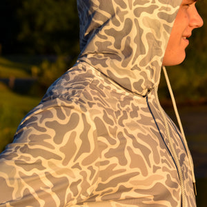 OLE BOY Performance Drawstring Hoodie - Grey Camo