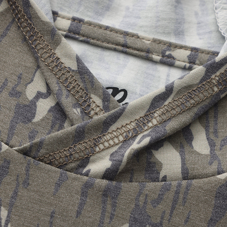 OLE BOY Performance Hooded Tee - Bottomland Camo