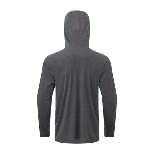 OLE BOY Performance Hooded Tee - Charcoal