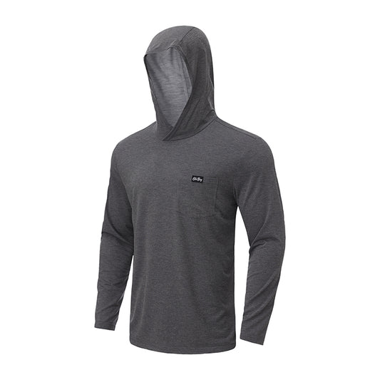 OLE BOY Performance Hooded Tee - Charcoal