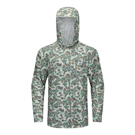 OLE BOY Performance Hooded Tee - Green Camo